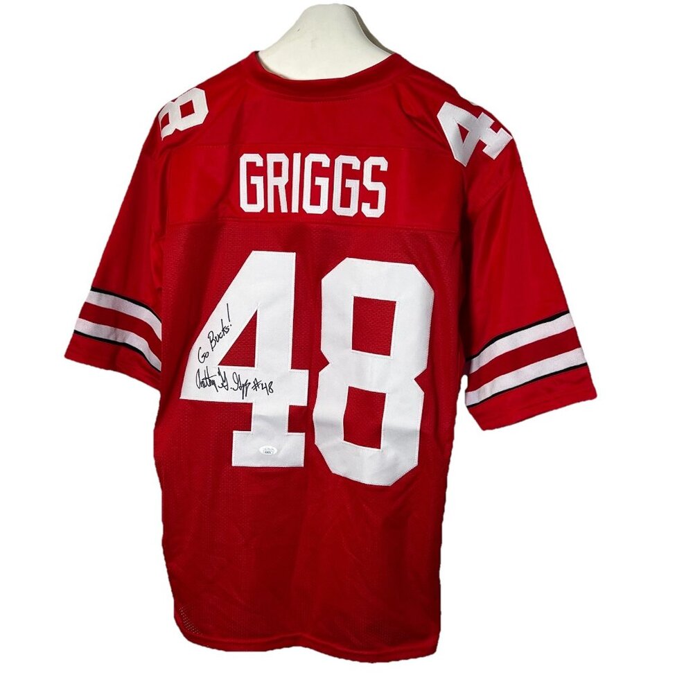 Anthony Griggs Autographed The Ohio State Buckeyes OSU Jersey Signed JSA COA